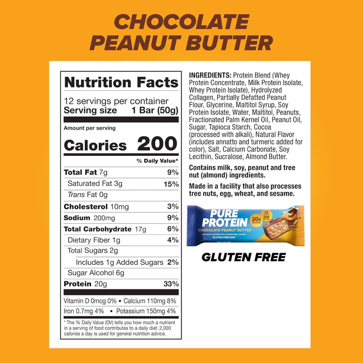 Chocolate Peanut Butter Protein Bar