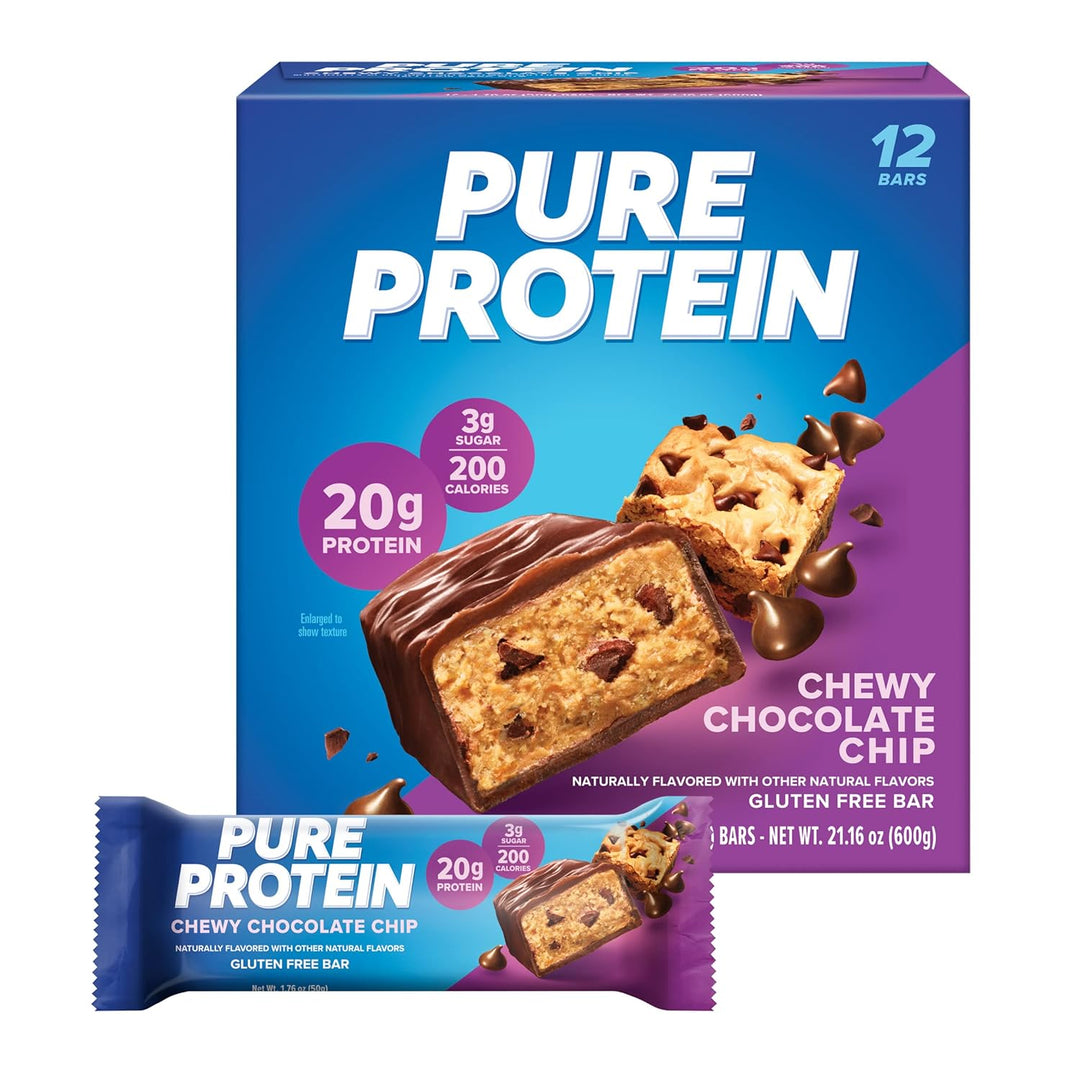 Chewy Chocolate Chip Protein Bar