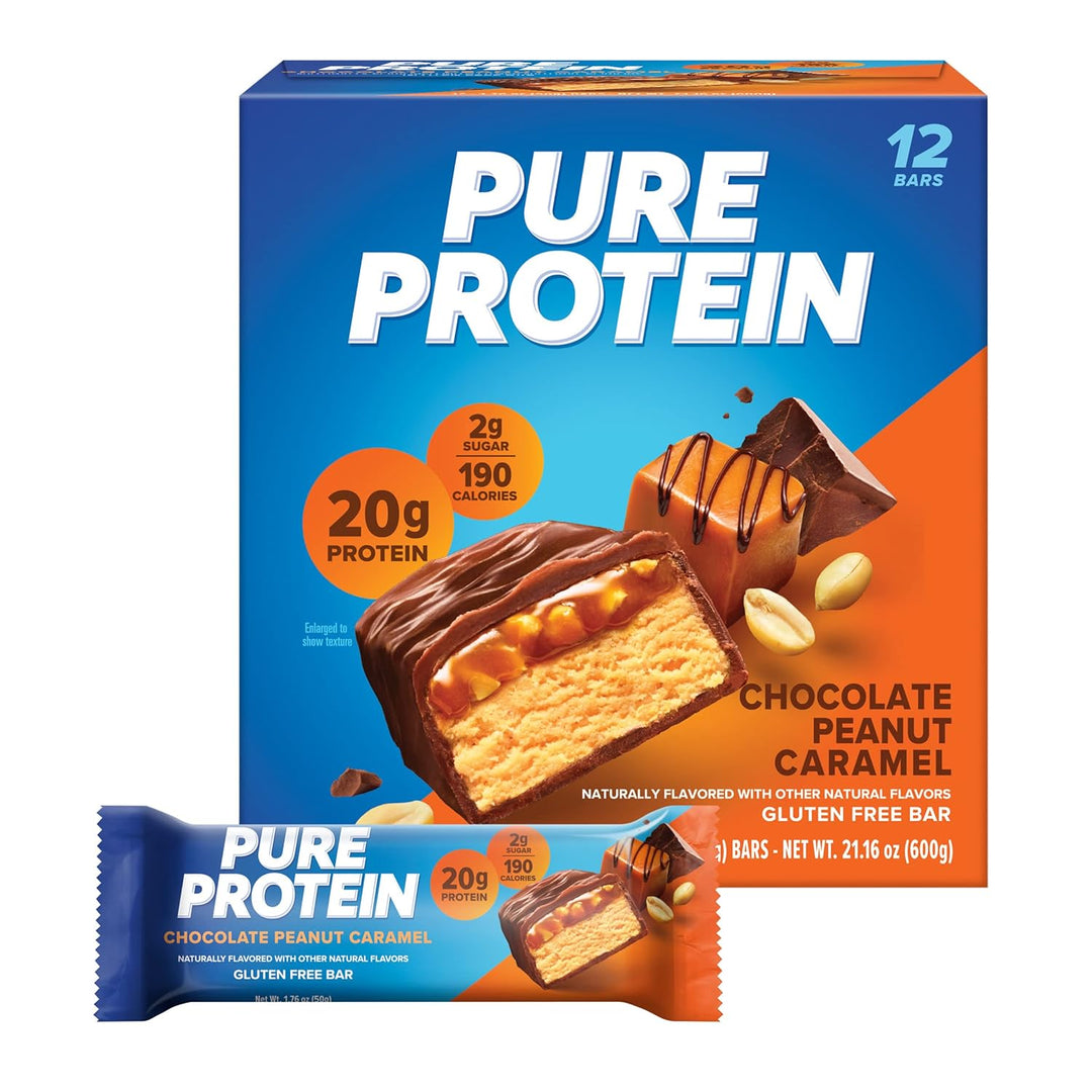 Chocolate Peanut Caramel Protein Bar