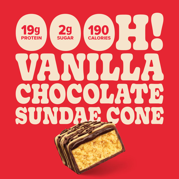 Sundae Cone Protein Bar