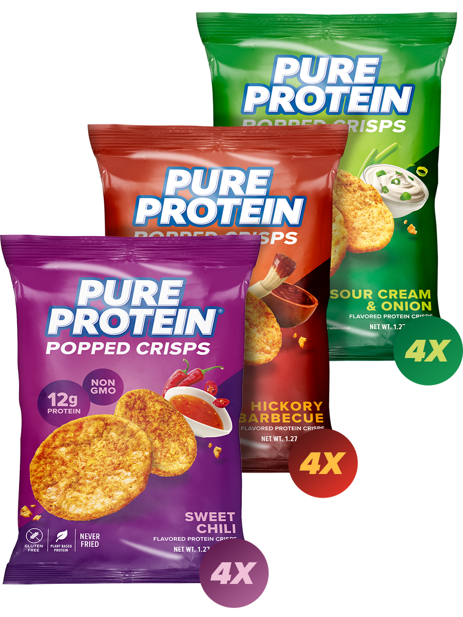 Popped Crisps Variety Pack – Pure Protein